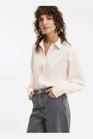 La Redoute Chemise Fluide En Satin Manches Longues