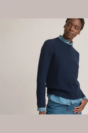 La Redoute Pull Col Rond Fine Maille En Cachemire