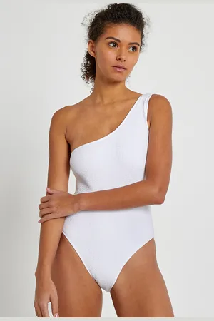 La Redoute Maillot De Bain 1 Pièce Asymétrique En Seersucker