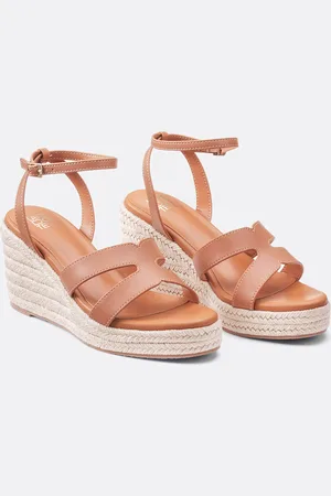 La Redoute Espadrilles À Talon Compensé En Cuir