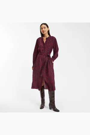 La Redoute Robe Motif Graphique Manches Longues