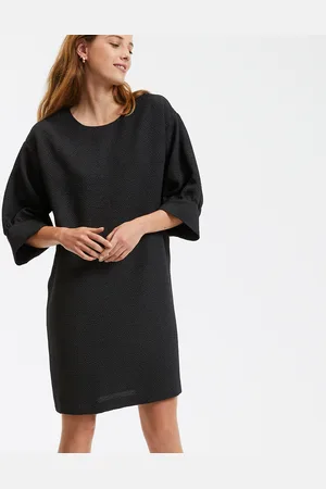 La Redoute Robe Droite Courte En Jacquard Reliéfé