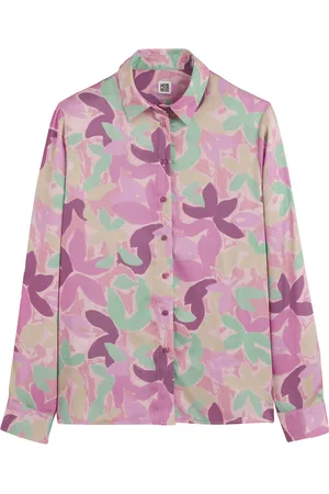 La Redoute Chemise Imprimée Fleurs En Satin