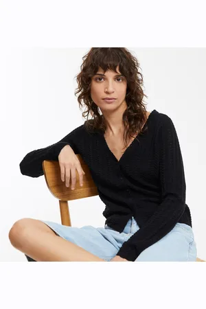 La Redoute Cardigan Col V En Fine Maille Boutonné