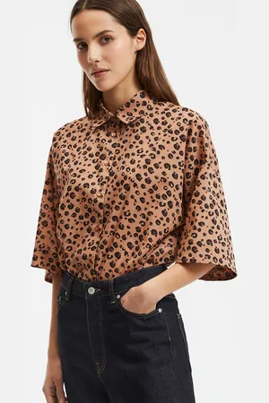 La Redoute Chemise Ample Imprimé Animalier Manches Aux Coudes