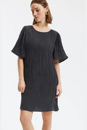 La Redoute Robe Courte Évasée Manches Courtes Papillon