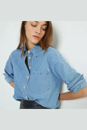 La Redoute Chemise En Denim Manches Longues