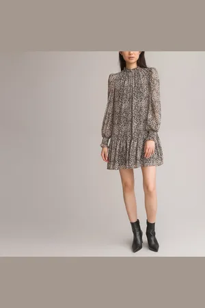 La Redoute Robe Courte Évasée Imprimé Animalier