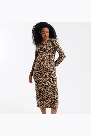 La Redoute Robe De Grossesse En Maille Motif Animalier
