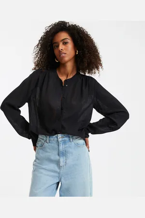 La Redoute Chemise Col Mao Manches Longues