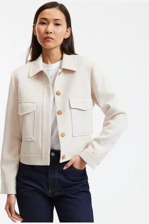La Redoute Veste Ample Et Courte Boutonnée