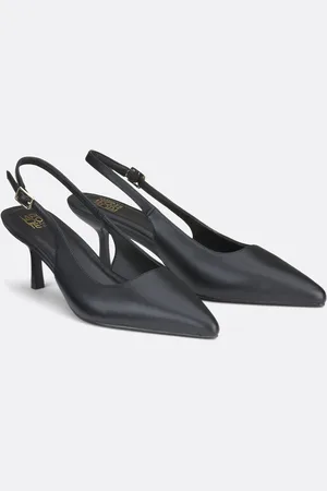 La Redoute Escarpins Pointus En Cuir Slingback
