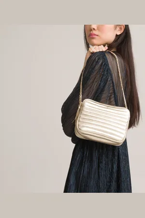 La Redoute Sac En Cuir Matelassé Effet Métallisé