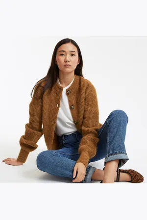 La Redoute Cardigan Alpaga Mélangé Signature Ambroise