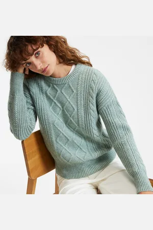La Redoute Pull Col Rond En Maille Torsadée