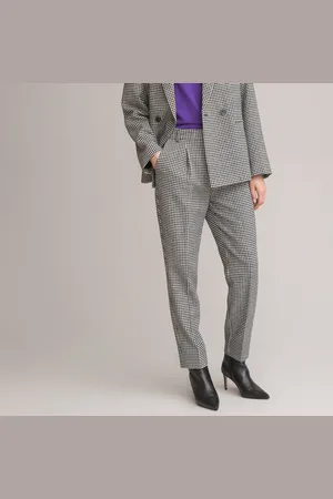 La Redoute Pantalon Cigarette Pied-de-poule
