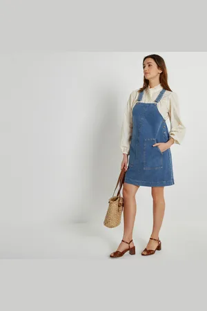 La Redoute Robe Salopette De Grossesse En Denim