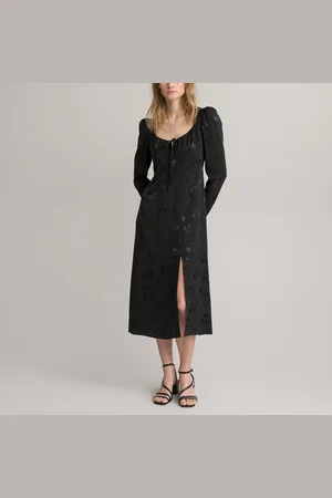 La Redoute Robe Longue Jacquard Manches Longues