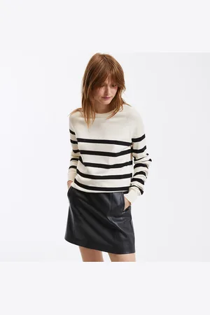 La Redoute Pull Basique Col Rond Manches Longues Rayé