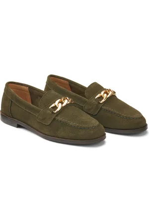 La Redoute Mocassins En Cuir Suédé Avec Chaîne Signatures