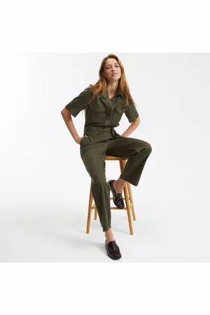 La Redoute Combinaison Pantalon En Lyocell Et Coton