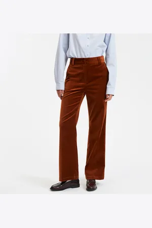La Redoute Pantalon Flare En Velours Ras Signature Quentin