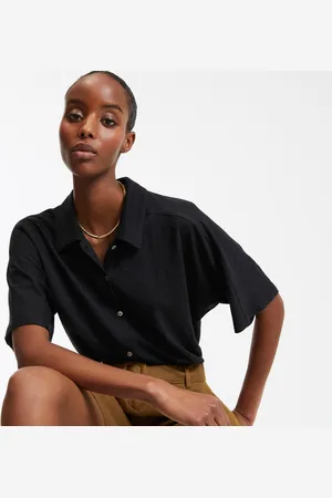 La Redoute T-shirt En Lin Col Polo Manches Courtes