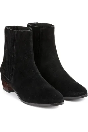 La Redoute Boots Santiag En Cuir Suédé