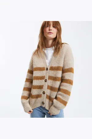 La Redoute Gilet Rayé Alpaga Mélangé Signature Gildas