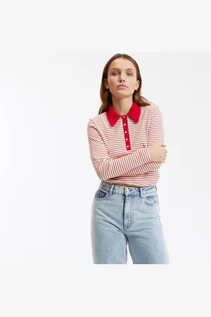 La Redoute T-shirt Col Polo Manches Longues