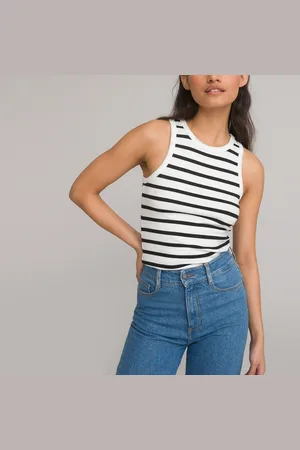 La Redoute Débardeur À Rayures Emmanchures Américaines