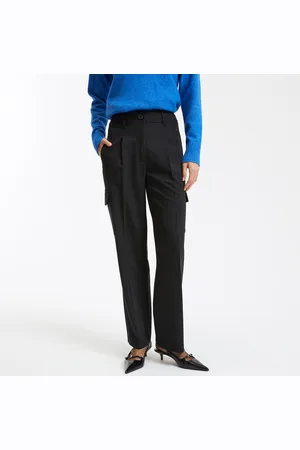 La Redoute Pantalon Droit Taille Haute Poches Cargo