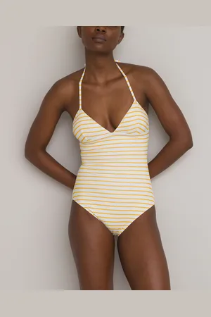 La Redoute Maillot De Bain 1 Pièce Triangle À Rayures