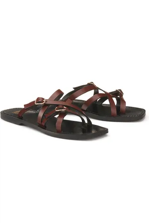 La Redoute Mules En Cuir Fines Brides Et Boucles