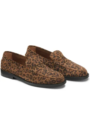 La Redoute Mocassins Cuir Motif Léopard Signature Philippine