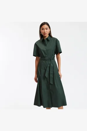 La Redoute Robe-chemise Longue Ceinture À Nouer