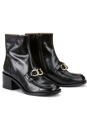 La Redoute Bottines Cuir Détail Chaîne Fabriquées En Europe