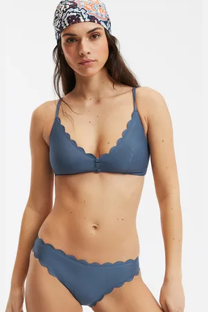 La Redoute Haut De Maillot De Bain Triangle Maille Piquée