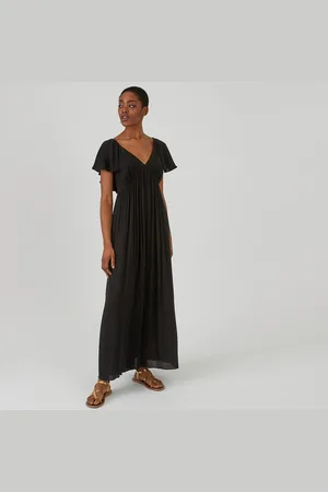 La Redoute Robe Maxi Longue Manches Volantées
