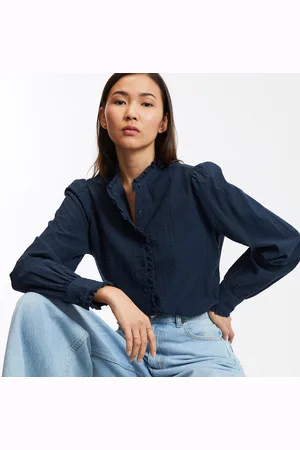 La Redoute Chemise Col Victorien Manches Longues