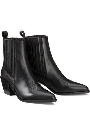 La Redoute Boots Western En Cuir Signature Doriane