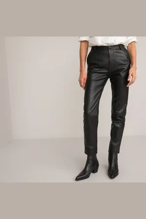La Redoute Pantalon Droit En Cuir