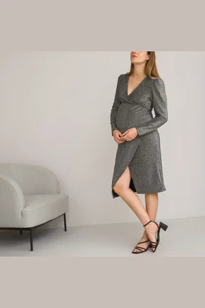 La Redoute Robe De Grossesse En Maille Brillante