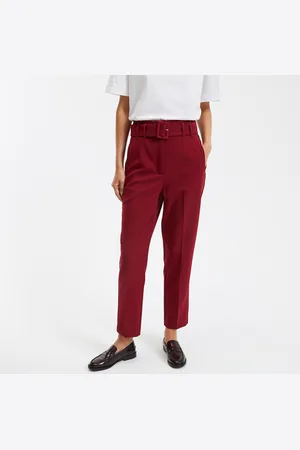La Redoute Pantalon Cigarette Avec Ceinture