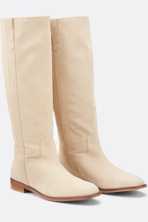 La Redoute Bottes Esprit Cavalière En Cuir Suédé