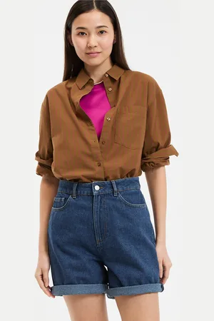 La Redoute Chemise Ample Rayée Manches Longues