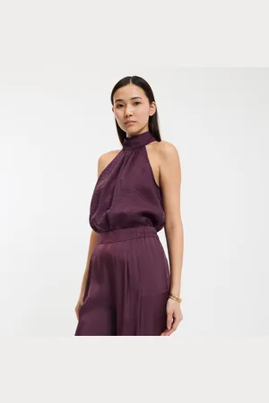 La Redoute Chemise Col Montant Sans Manches