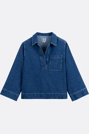 La Redoute Chemise Vareuse Denim De Coton