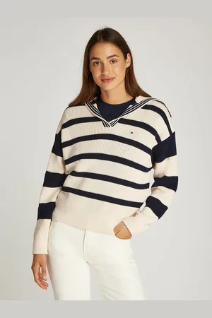 Tommy Hilfiger Pull Col Polo À Rayures