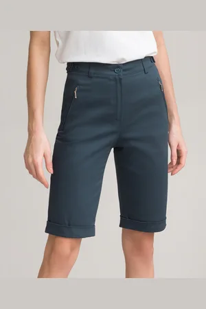 ANNE WEYBURN Bermuda Satin De Coton Stretch